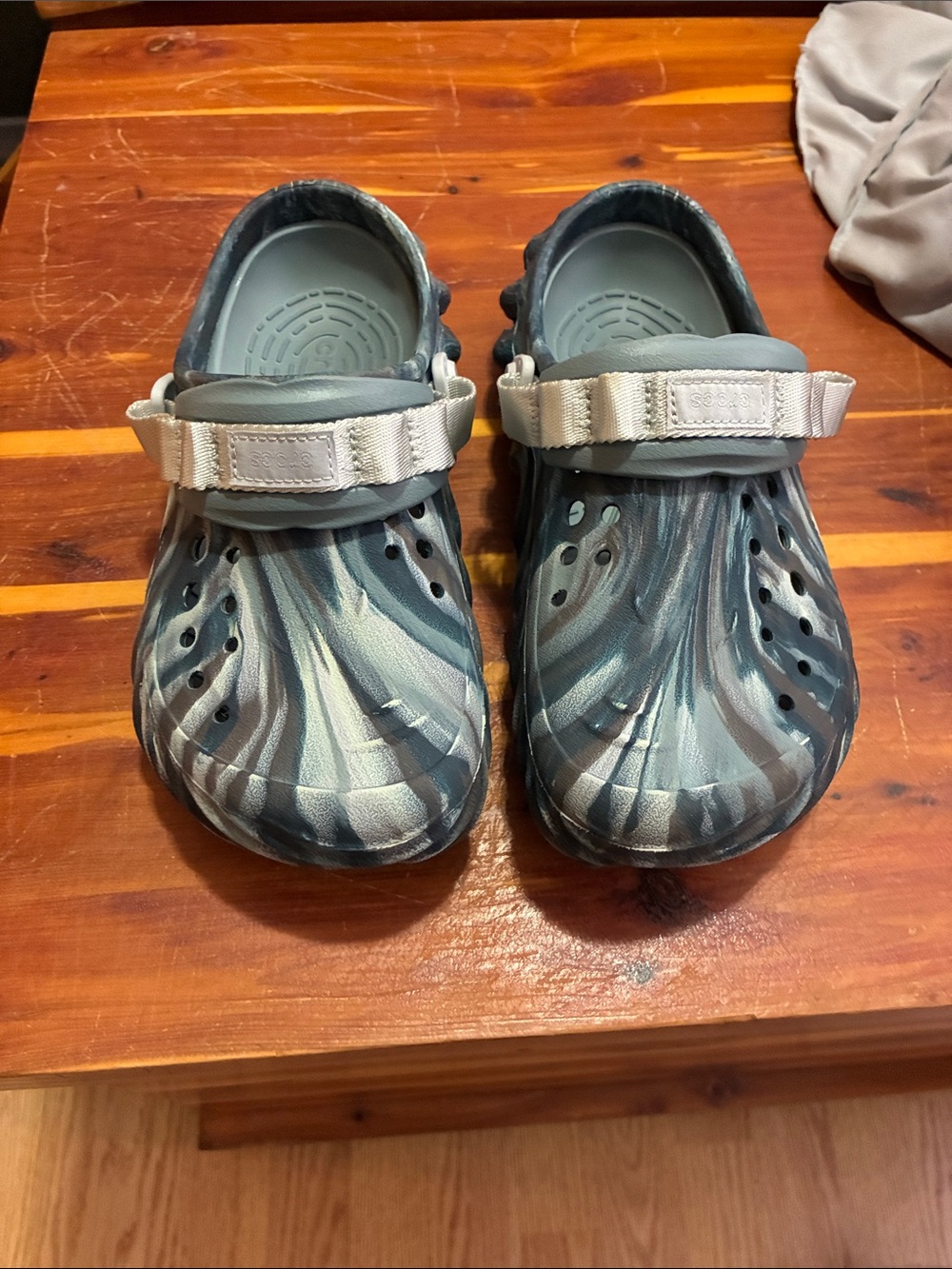Marbled Echo Crocs